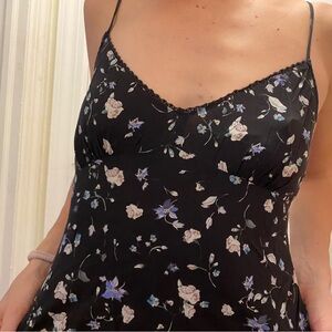 Aritzia Silk Floral Top